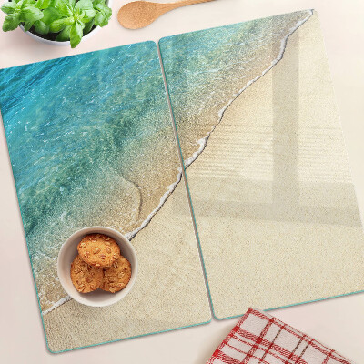 Tabla para cortar Olas de playa y mar