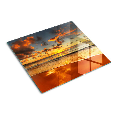 Tabla para cortar Puesta de sol sobre el mar