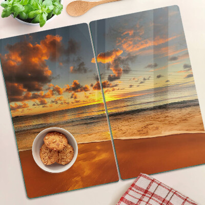 Tabla para cortar Puesta de sol sobre el mar