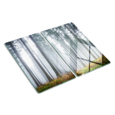 Tabla de cortar de cristal Bosque brumoso