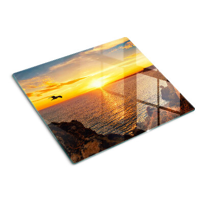 Tabla para cortar Puesta de sol sobre el mar