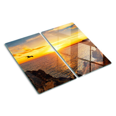 Tabla para cortar Puesta de sol sobre el mar