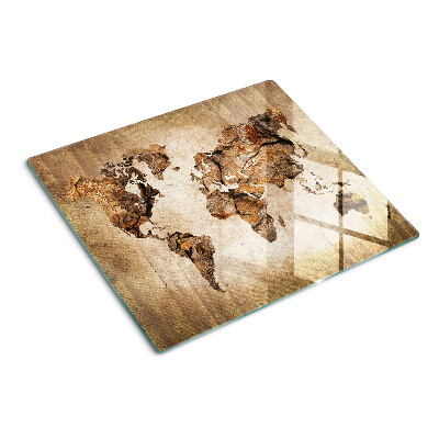 Tabla para cortar Mapa del mundo antiguo