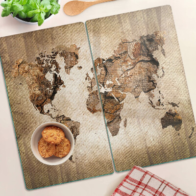 Tabla para cortar Mapa del mundo antiguo