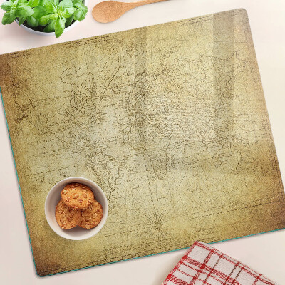 Tabla para cortar Mapa del viejo mundo
