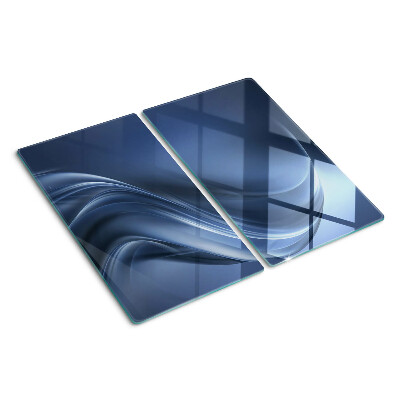 Tabla para cortar Ondas en tonos de azul