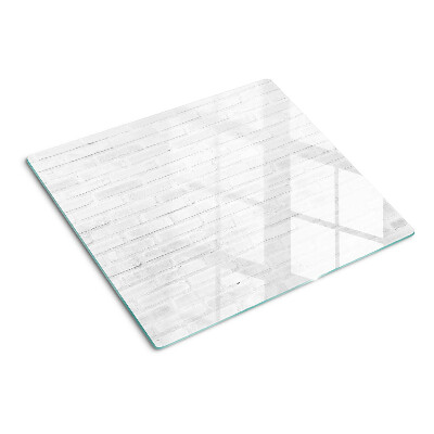 Tabla de cortar de cristal Pared de ladrillo en estilo minimalista