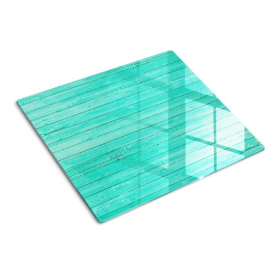 Tabla de cortar de cristal Tablas de suelo de color turquesa