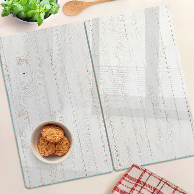 Tabla para cortar tableros de madera blancos