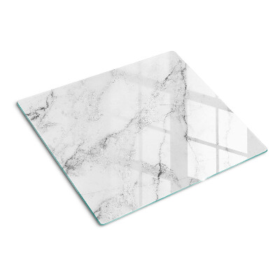 Tabla de cortar de cristal Patrón de mármol