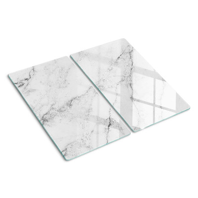 Tabla de cortar de cristal Patrón de mármol