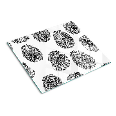 Tabla para cortar Huellas dactilares