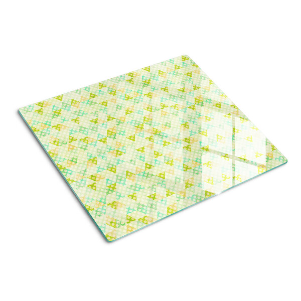 Tabla para cortar Geometría en colores pastel