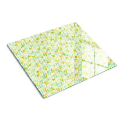 Tabla para cortar Geometría en colores pastel