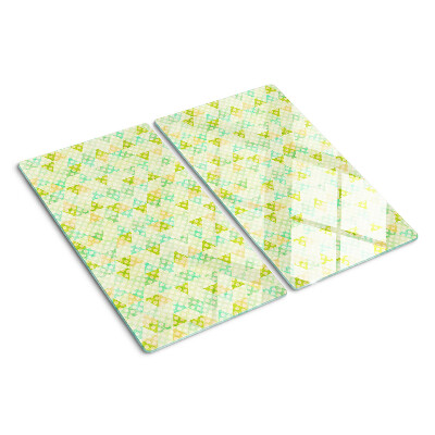Tabla para cortar Geometría en colores pastel