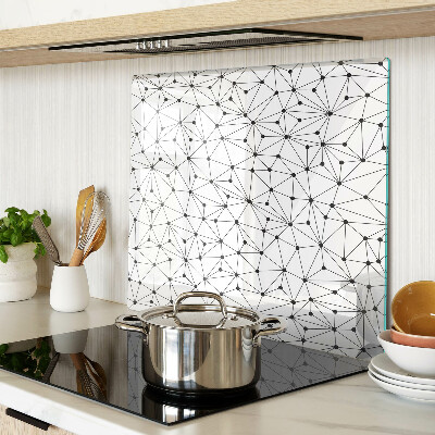 Tabla de cortar de cristal Geometría de cuadrícula