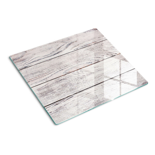 Tabla de cortar de cristal Tabla de madera de estilo rústico