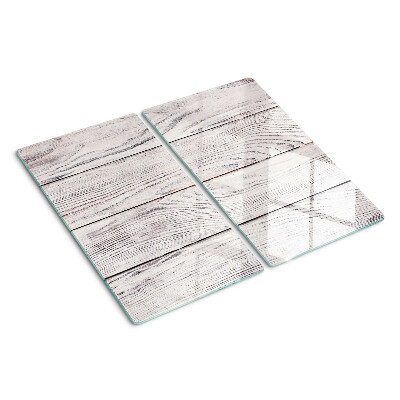 Tabla de cortar de cristal Tabla de madera de estilo rústico