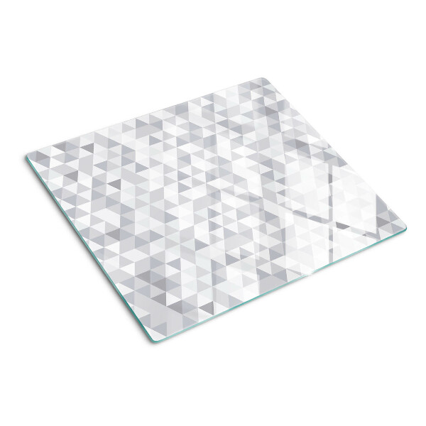 Tabla para cortar Motivo triangular en tonos grises