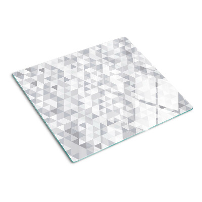 Tabla para cortar Motivo triangular en tonos grises