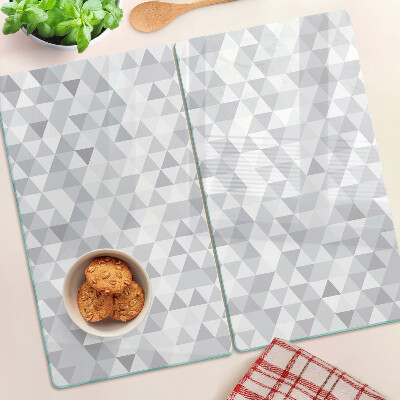 Tabla para cortar Motivo triangular en tonos grises