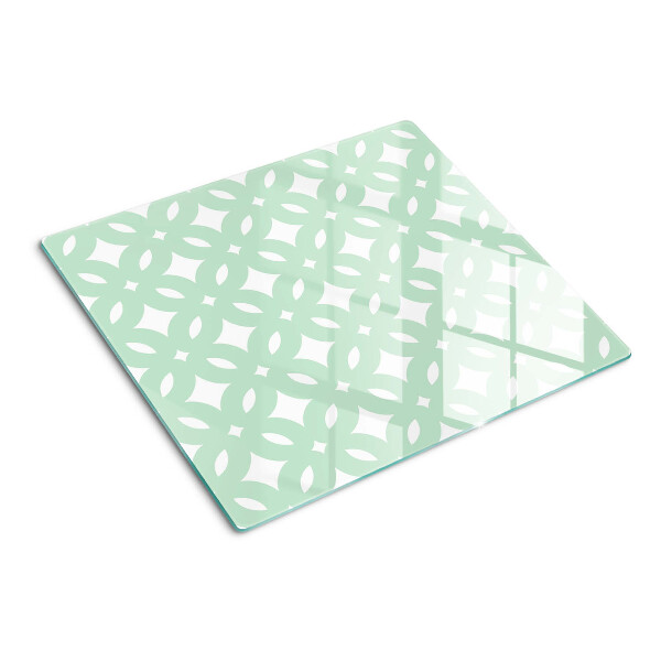Tabla de cortar de cristal Patrones geométricos en colores pastel