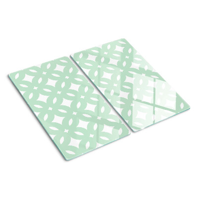 Tabla de cortar de cristal Patrones geométricos en colores pastel