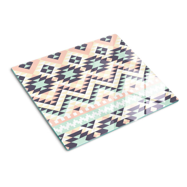 Tabla para cortar Motivo geométrico en colores pastel