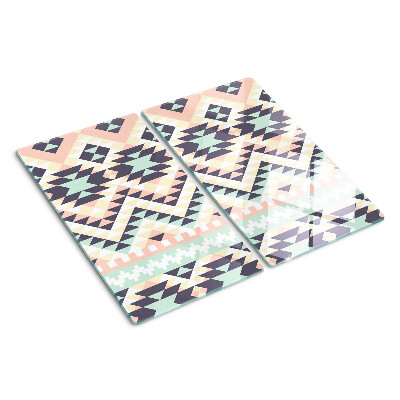 Tabla para cortar Motivo geométrico en colores pastel