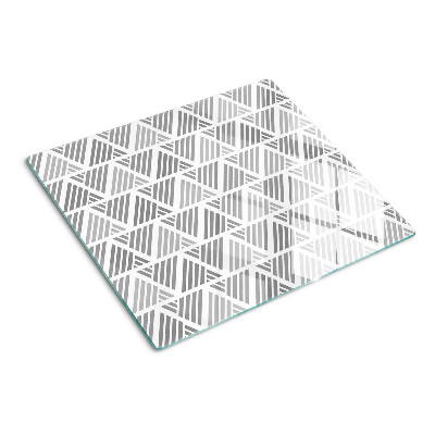 Tabla para cortar Patrones geométricos en tonos de gris