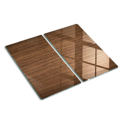 Tabla de cortar de cristal madera de nogal
