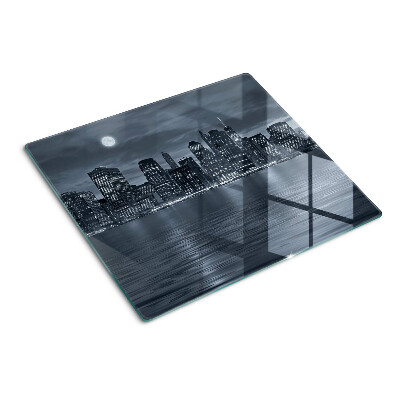 Tabla para cortar Panorama de la ciudad nocturna