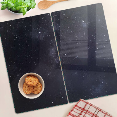 Tabla para cortar Universo cósmico con estrellas