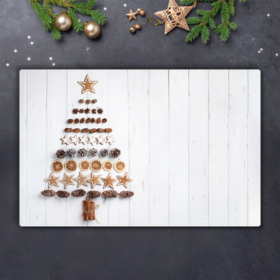 De vidrio templado árboles de Navidad de pan de jengibre