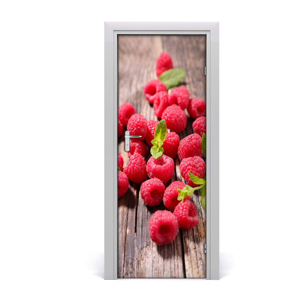 Pegatina para puerta Frambuesas