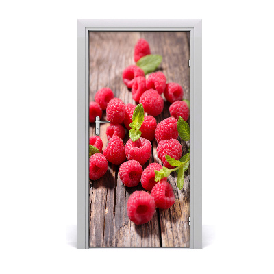 Pegatina para puerta Frambuesas