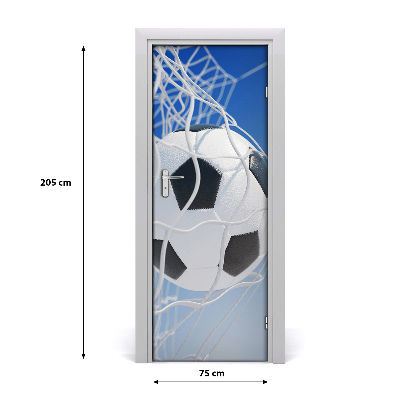Pegatina para puerta Balón en la meta
