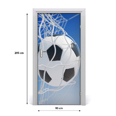 Pegatina para puerta Balón en la meta