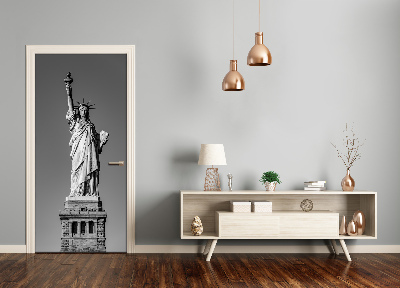 Pegatina para puerta Estatua de libertad