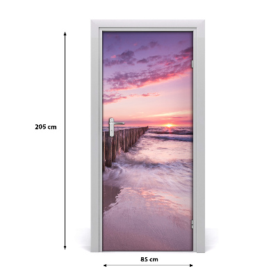 Vinilo para puerta Rompeolas