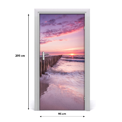 Vinilo para puerta Rompeolas