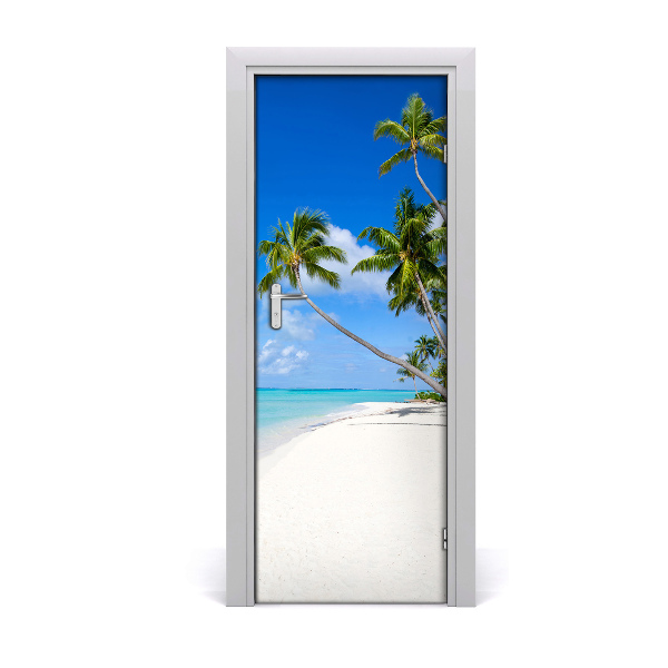 Vinilo playa para decorar puertas y neveras o cualquier superficie lisa.