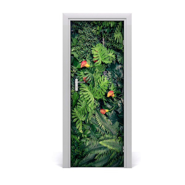 Door sticker Vegetación tropical