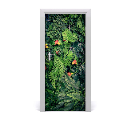 Door sticker Vegetación tropical
