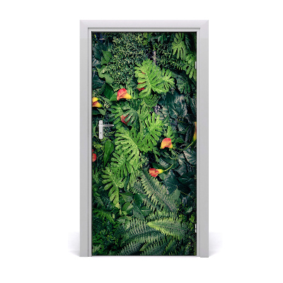 Door sticker Vegetación tropical