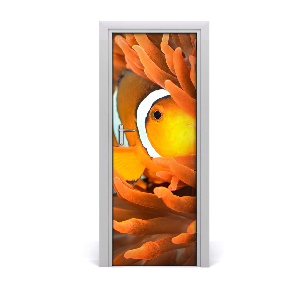 Pegatina para puerta Pez payaso