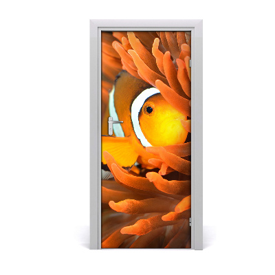 Pegatina para puerta Pez payaso