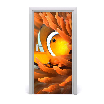 Pegatina para puerta Pez payaso