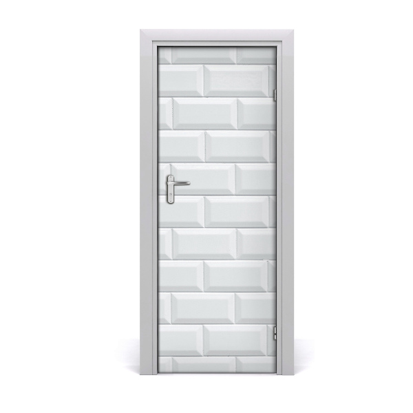 Vinilo para puerta Pared cerámica