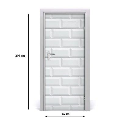 Vinilo para puerta Pared cerámica